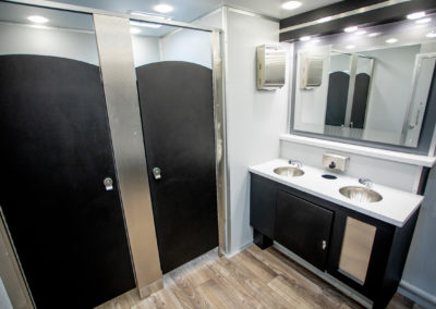 Mobile Restrooms Double Sink